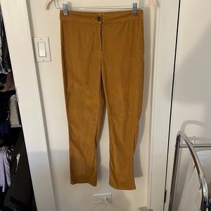 Sunday best mustard corduroy pants